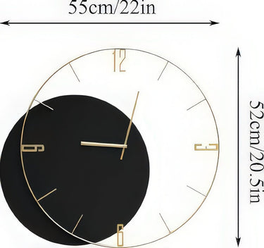 Mid - Century Modern Timepiece (22 x 20.5 Inches)